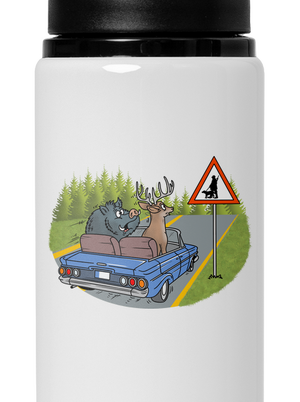 Myslivec lahev na vodu White