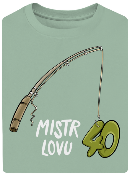 Narozeninový mistr lovu unisex tričko oversized Sage