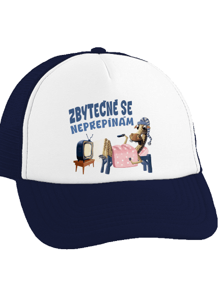 Zbytečně se nepřepínám kšiltovka truckerka French Navy cap