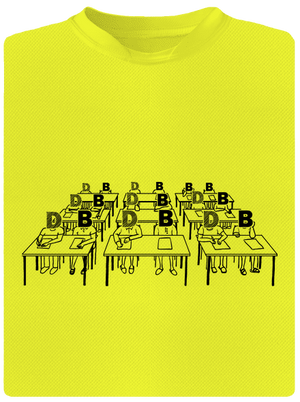 Cimrman: Debil, blbeček pánské sportovní tričko Neon Yellow