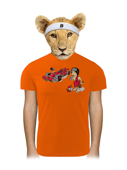 Formule dětské sportovní tričko Neon Orange