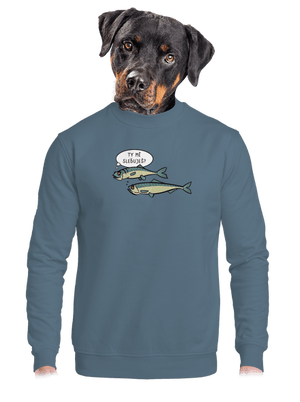 unisex mikina bez kapuce