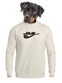 unisex mikina bez kapuce