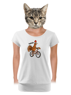 dámské tričko s lemem