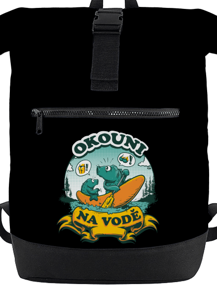 Okouni na vodě batoh Black
