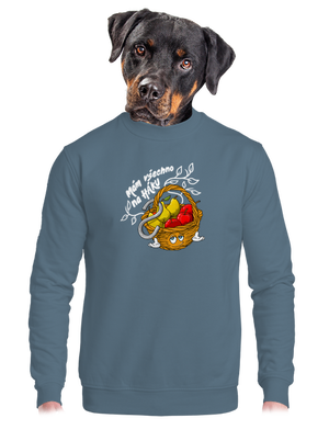 unisex mikina bez kapuce