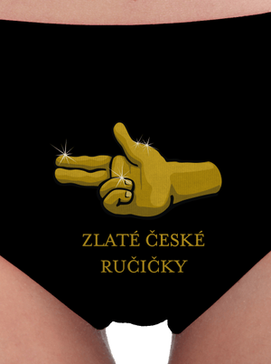 Ručičky dámské kalhotky Black