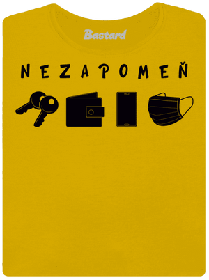 Nezapomeň dámské tričko Yellow