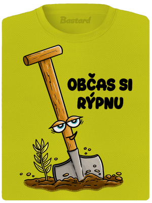 Občas si rýpnu dámské sportovní tričko Neon Yellow