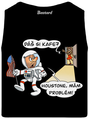Houstone, mám problém! pánské tílko Black
