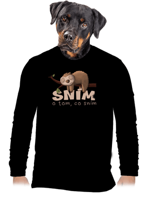 Sním o tom, co sním pánské dlouhý rukáv Black