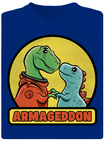 Armageddon pánské sportovní tričko Royal Blue Mal