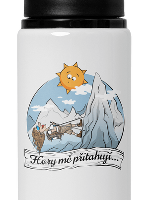 Hory mě přitahují lahev na vodu White