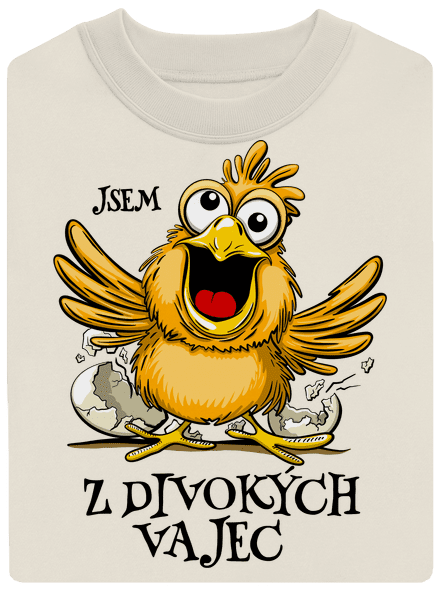 Z divokých vajec unisex mikina bez kapuce Off White