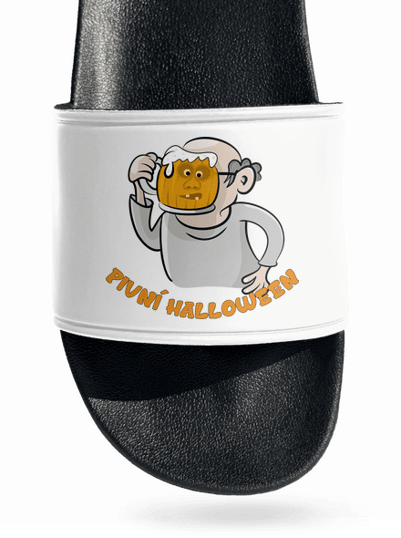 Pivní Halloween pantofle White