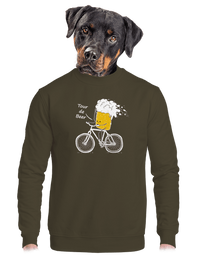 unisex mikina bez kapuce