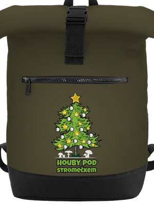 Houby pod stromečkem batoh Military Green