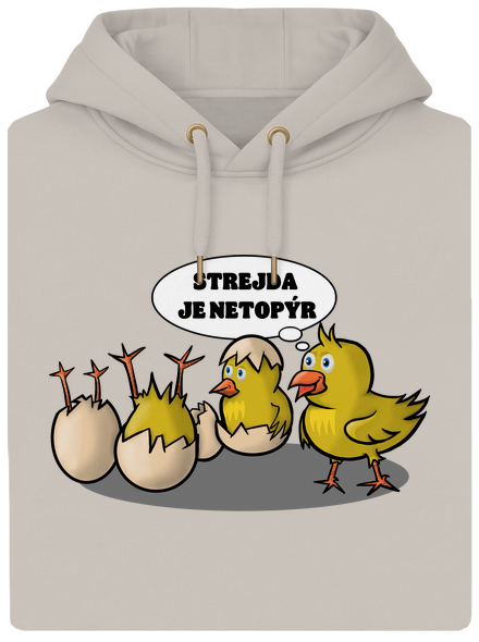 Strejda netopýr unisex mikina premium Pastel Macchiato