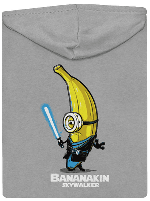 Bananakin Skywalker pánská mikina na zip Light Melange