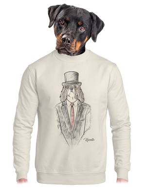 unisex mikina bez kapuce