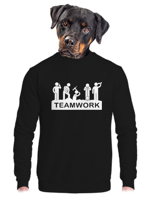 unisex mikina bez kapuce