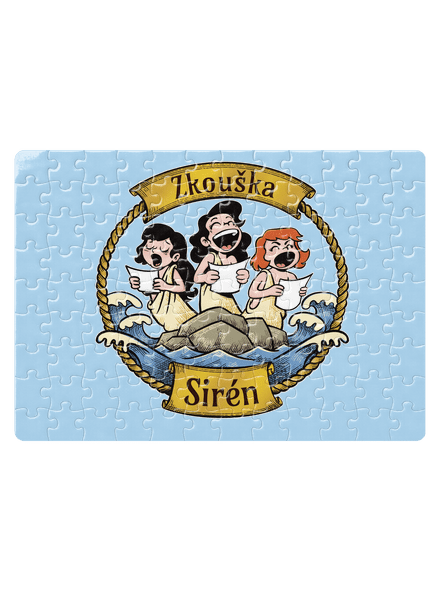 Zkouška sirén puzzle White