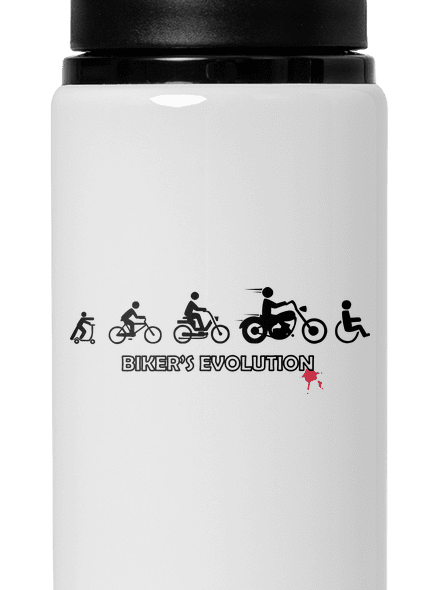 Bikers evolution lahev na vodu White