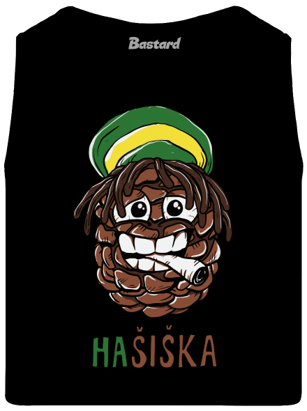 Hašiška pánské tílko Black