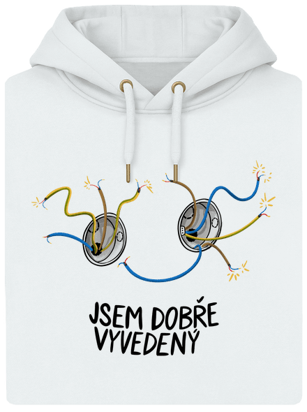 Jsem dobře vyvedený unisex mikina premium Snowwhite