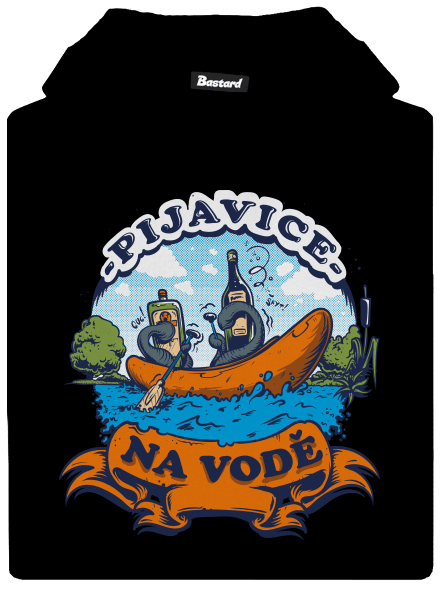 Pijavice na vodě dětská mikina klokanka Black