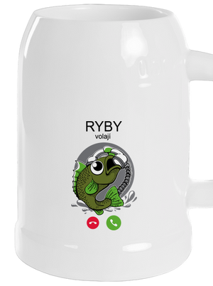 Ryby volají půllitr White