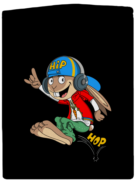 Hip hop dámská mikina na zip Black