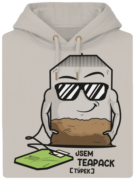 Čajový týpek unisex mikina premium Pastel Macchiato