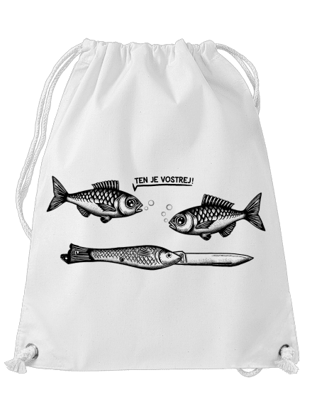 Vostrá rybička vak White