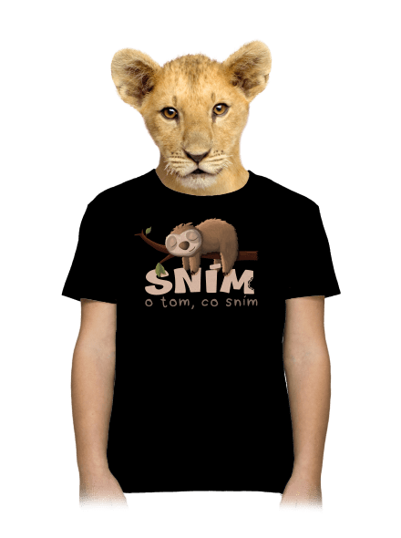 Sním o tom, co sním dětské tričko Black
