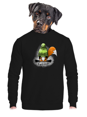 unisex mikina bez kapuce