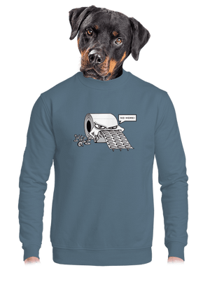 unisex mikina bez kapuce