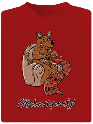 Pletu si povely pánské sportovní tričko Red Mal