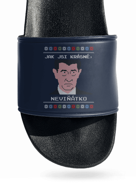 Neviňátko pantofle Navy