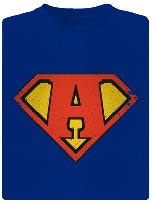 Jsem superhrdina pánské sportovní tričko Royal Blue Mal