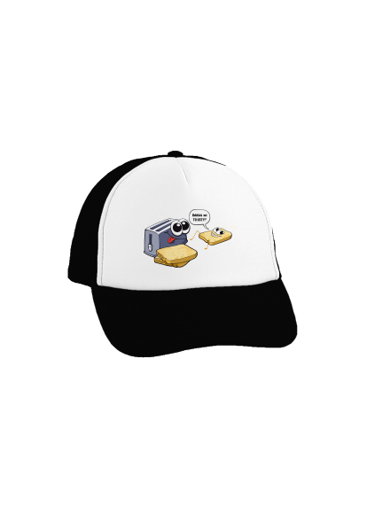 Tousty kšiltovka truckerka Black cap