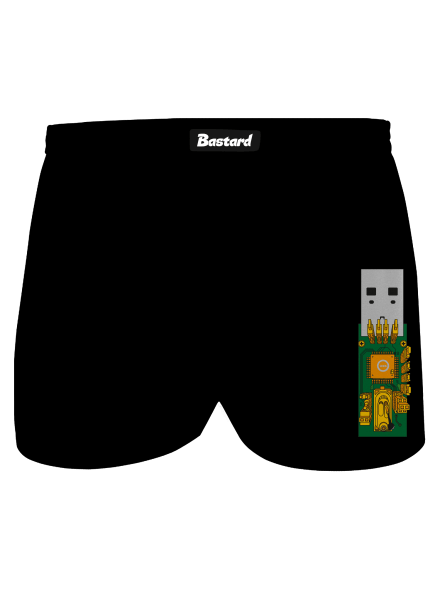 USB city pánské trenky Black