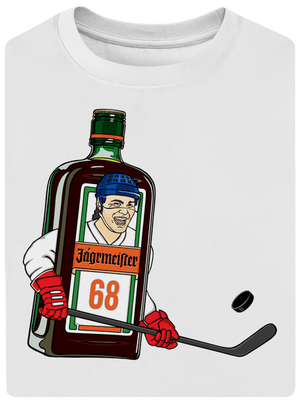 Jágrmeister unisex tričko oversized White