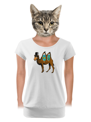 dámské tričko s lemem