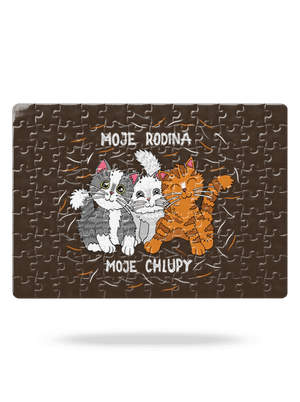 Moje rodina puzzle White