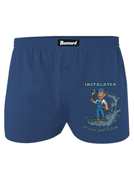 Instalatér pod tlakem pánské trenky Blue