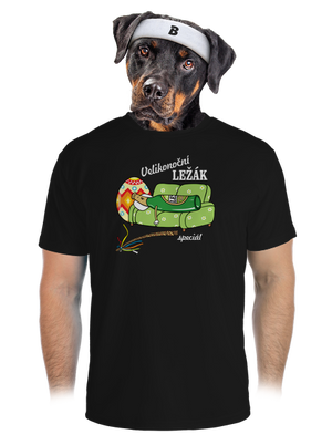 Velikonoční ležák pánské sportovní tričko Black