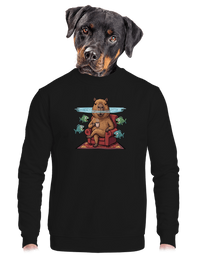 unisex mikina bez kapuce