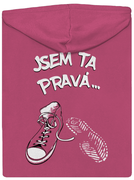 Hledám tu pravou dámská mikina na zip Magenta