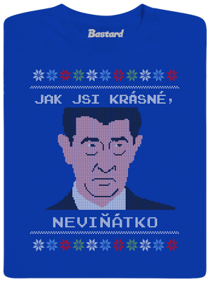 Neviňátko pánské dlouhý rukáv Royal Blue